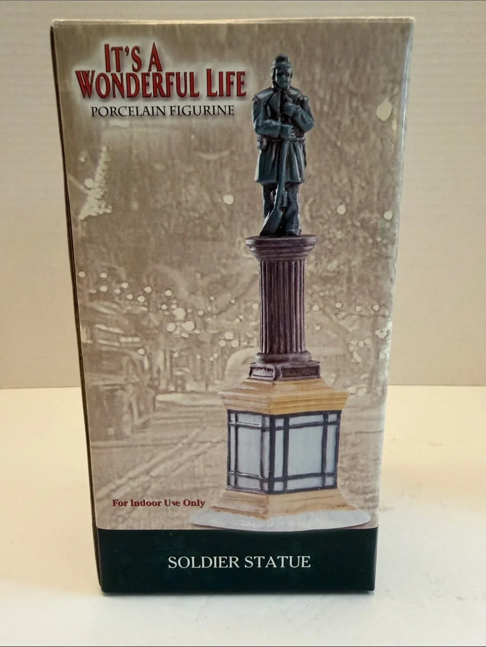 🎃2006 It’s a Wonderful Life Soldier Statue Porcelain Figurine - BRAND NEW IN BOX